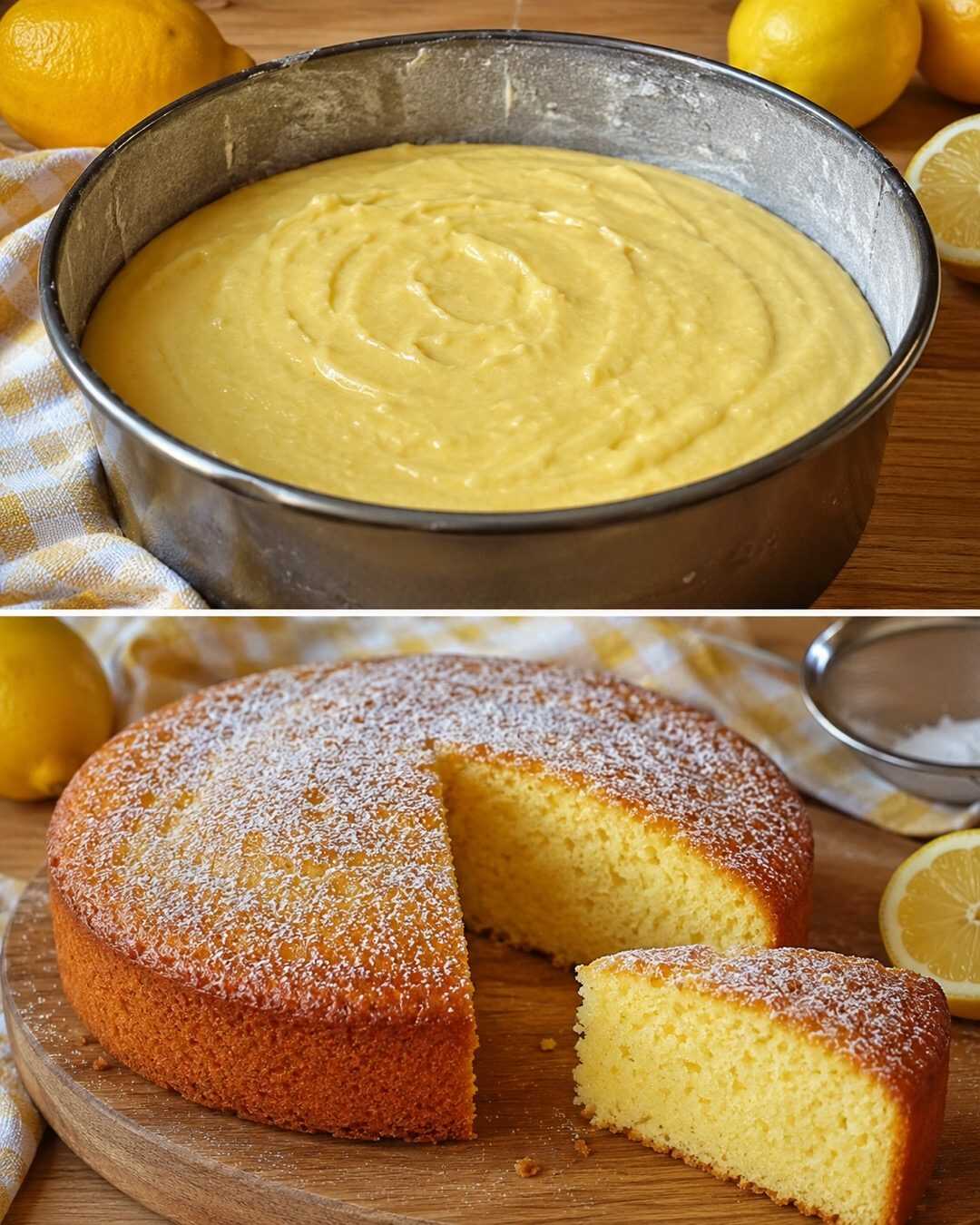 🍋 Gâteau au citron ultra moelleux