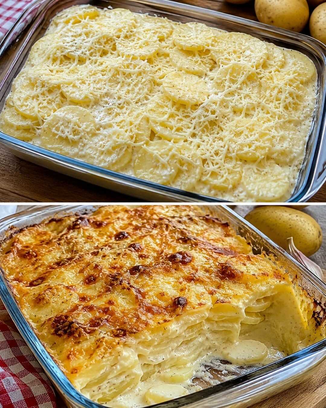 🧀 Gratin de pommes de terre fondant et gratiné à souhait