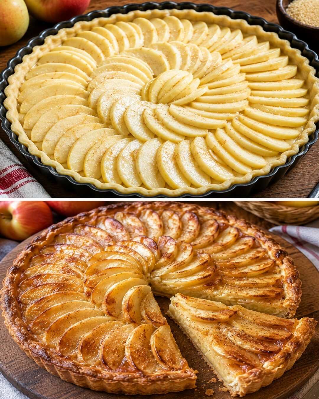 🍎 Tarte aux pommes croustillante comme chez grand-mère