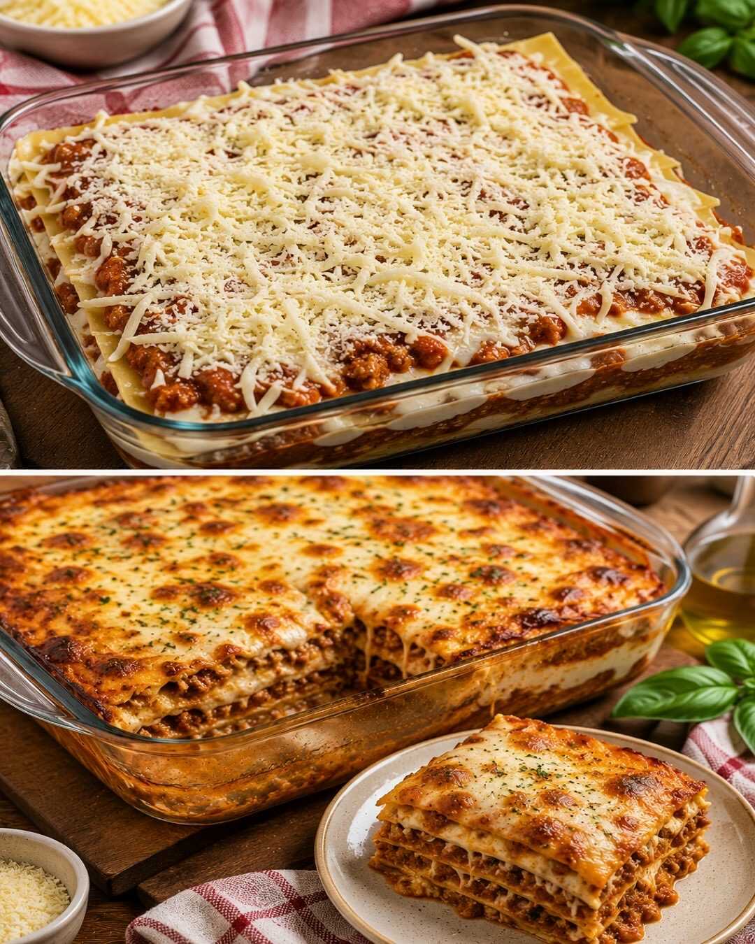🥘 Lasagnes maison généreuses, fondantes et faciles à réussir