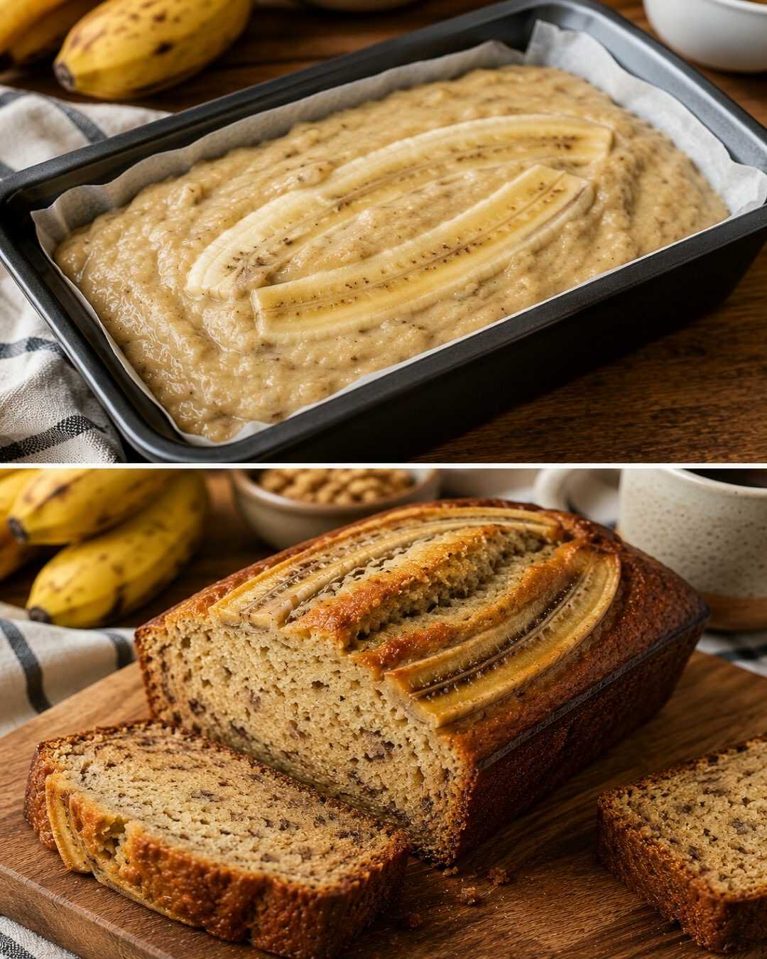 🍌 Banana bread ultra moelleux : parfait pour le petit-déjeuner