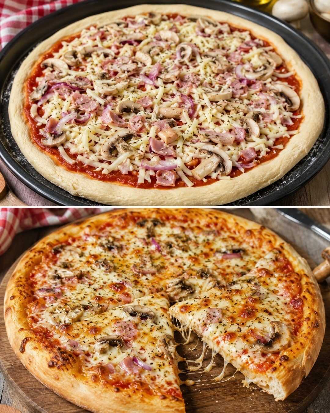 🍕 Pizza maison à la pâte moelleuse comme chez le pizzaiolo