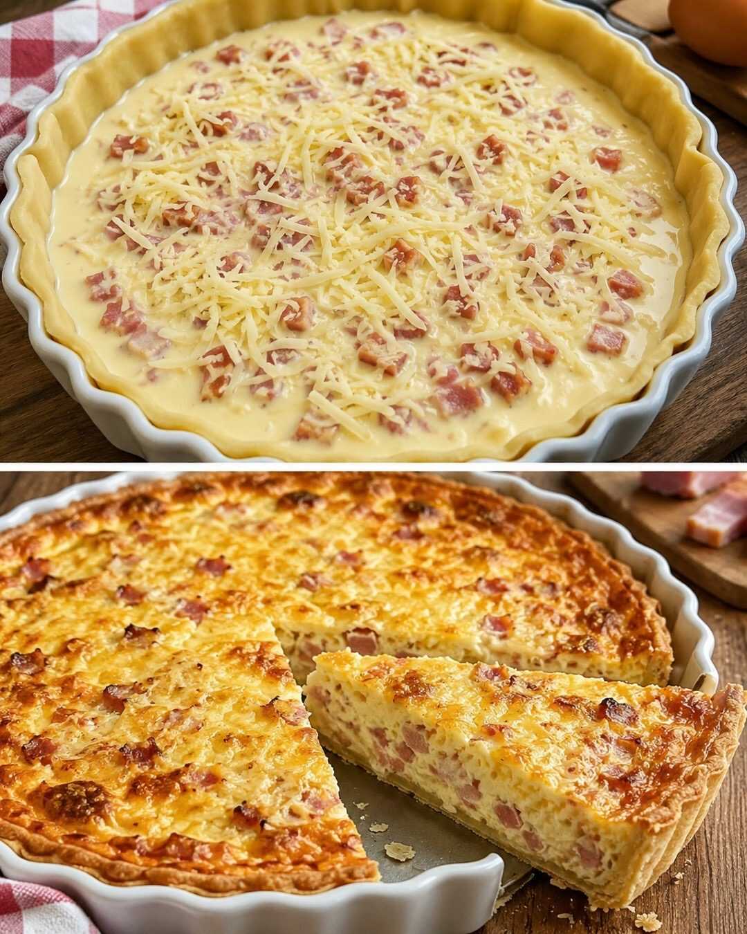 🧀 Quiche lorraine maison, crémeuse et dorée à la perfection
