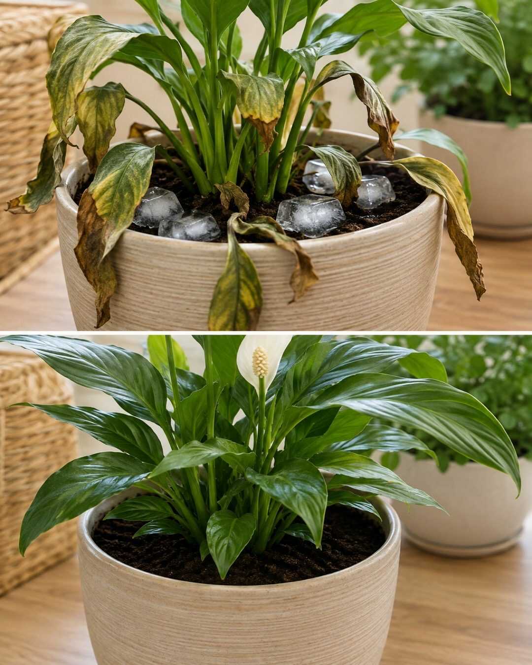 🧊 Pourquoi mettre un glaçon dans vos plantes peut parfois être utile