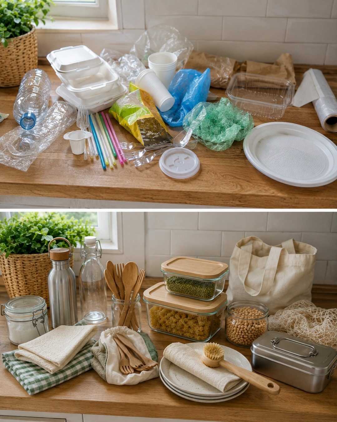 🌍 Les petits gestes quotidiens qui réduisent facilement les déchets à la maison