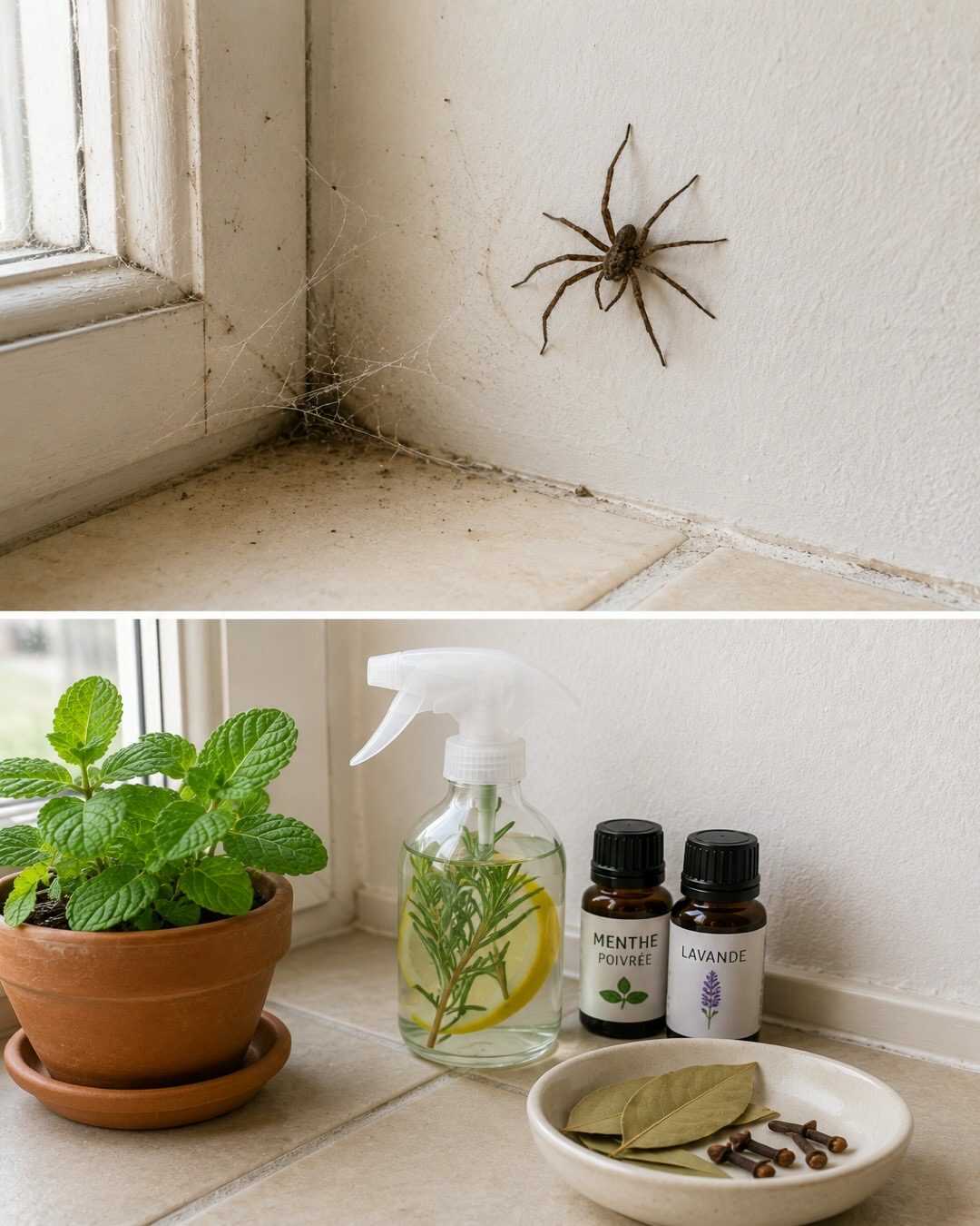 🕷️ Les méthodes naturelles pour éloigner les araignées de la maison