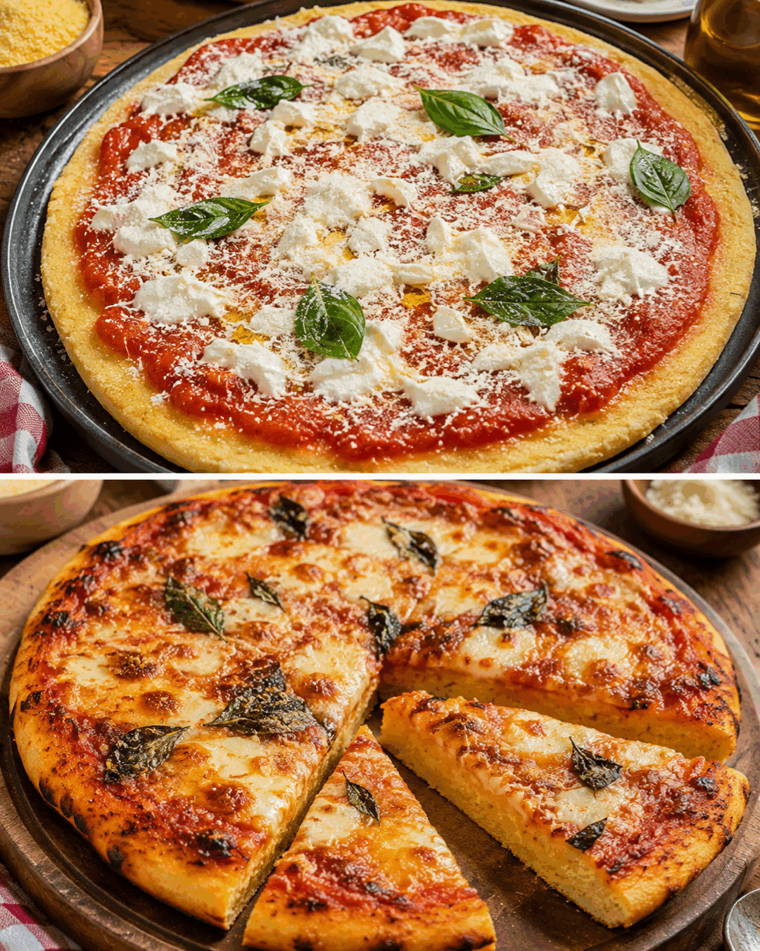 Pizza de semoule napolitaine, la vraie recette qui rivalise avec la pizza classique