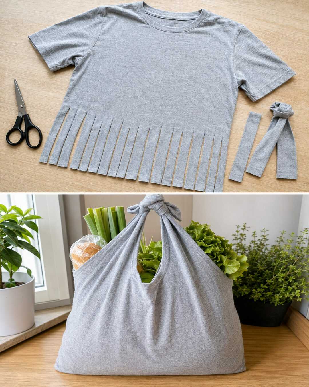 Comment fabriquer un sac de courses réutilisable en quelques minutes