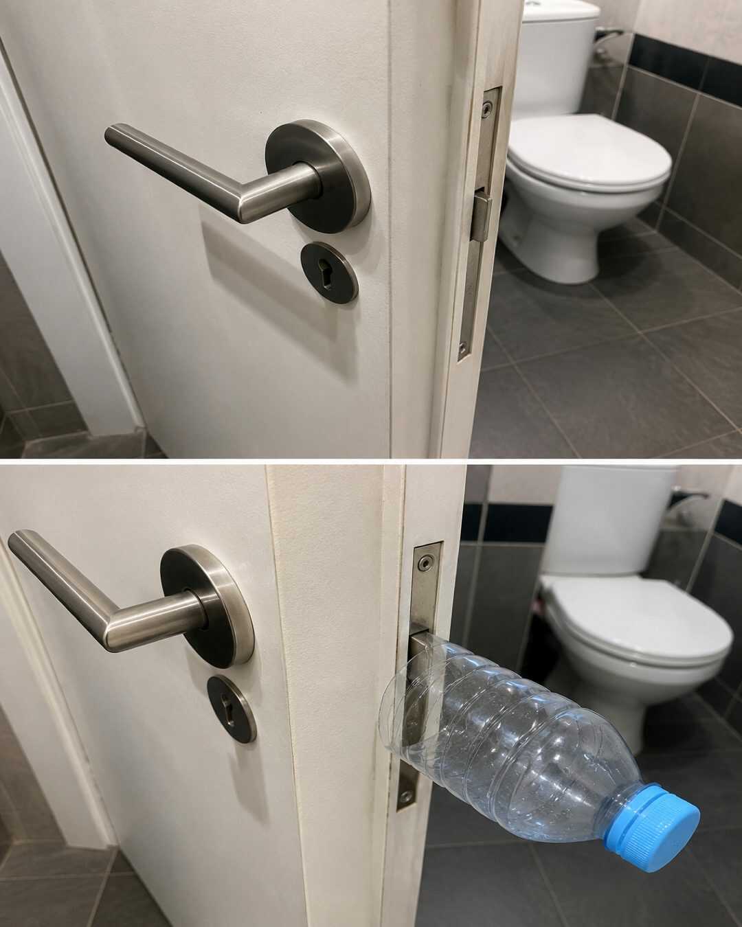 L&rsquo;astuce qui peut vous sauver si une porte de toilettes reste bloquée