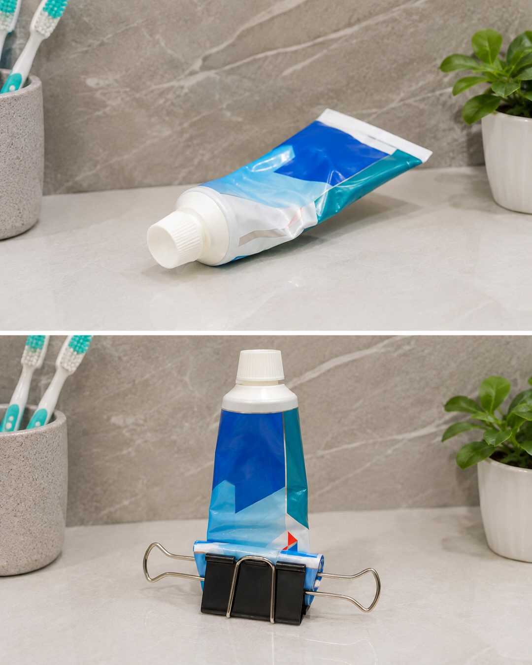 Fabriquez un distributeur de dentifrice maison avec un objet que vous avez déjà