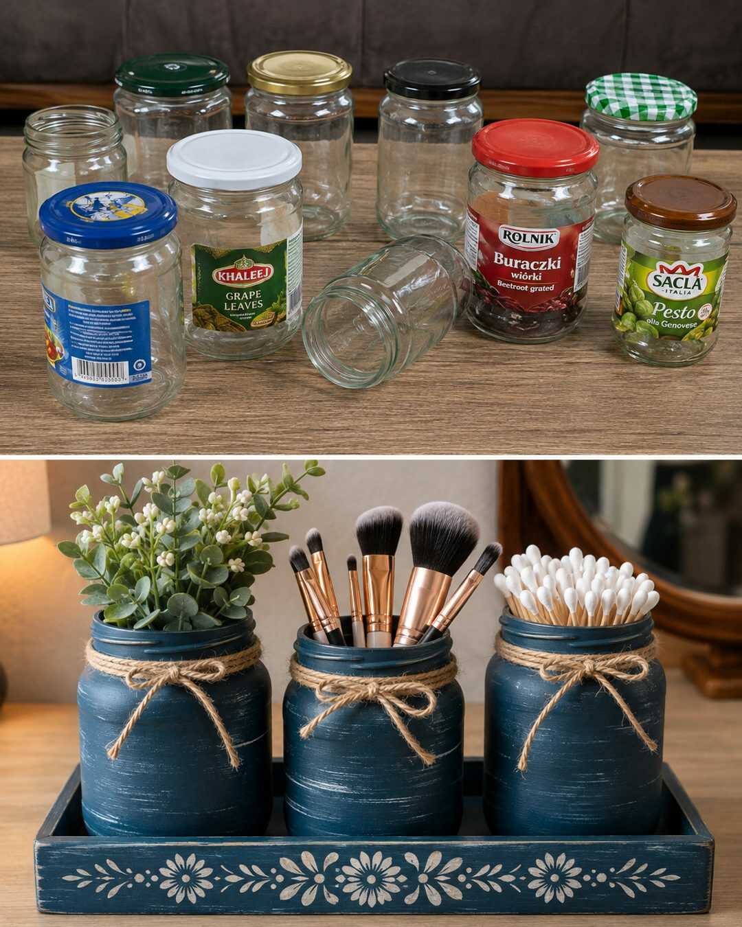 **Les bocaux en verre que vous alliez jeter peuvent se transformer en objets vraiment utiles pour votre maison**