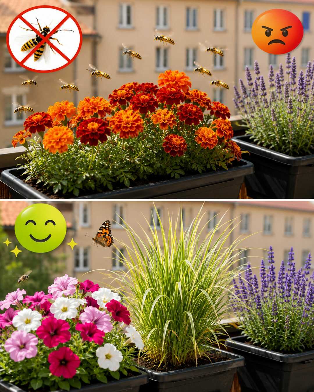 **Plantez ceci sur votre balcon et les guêpes cesseront de s&rsquo;en approcher bien plus vite que vous ne l&rsquo;imaginez**