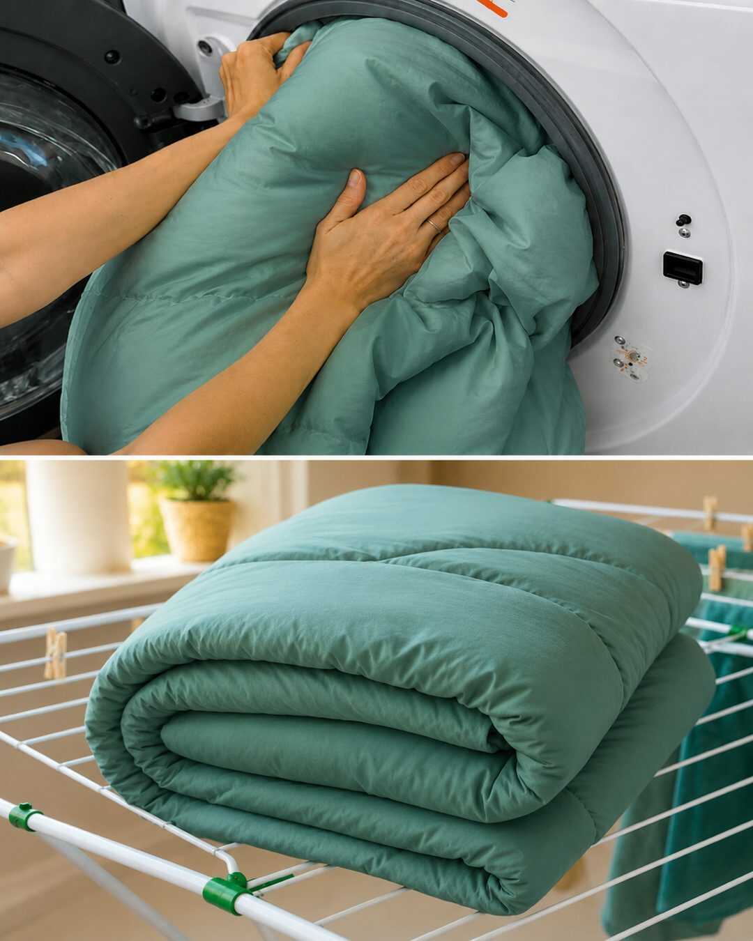 **Comment nettoyer une couette volumineuse même si votre machine à laver est petite : l&rsquo;astuce qui fonctionne**