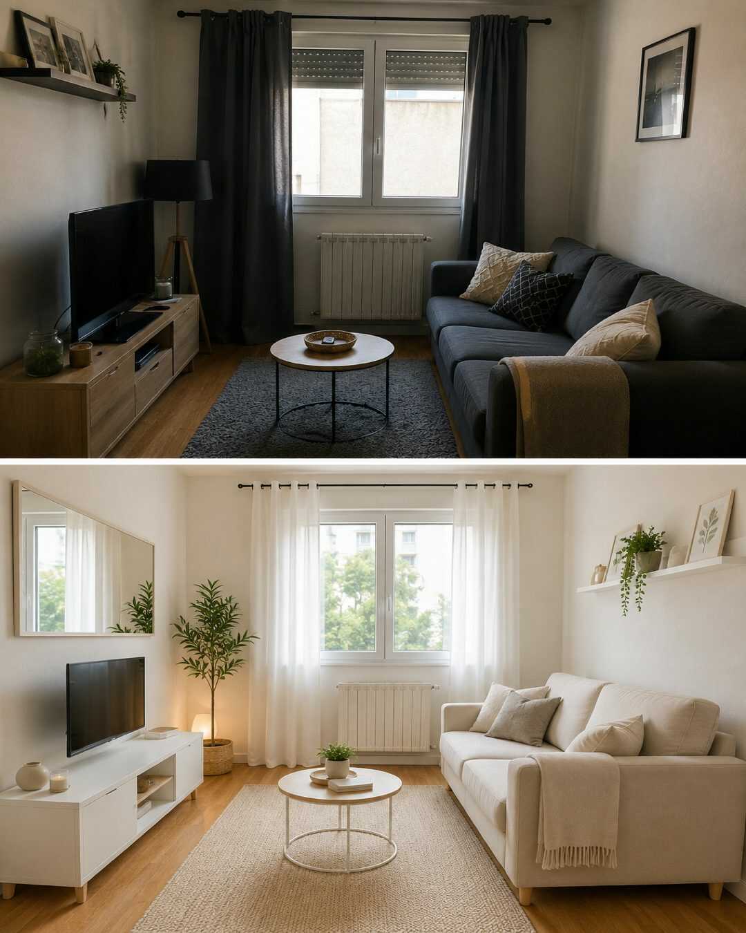 L&rsquo;astuce déco pour agrandir visuellement une petite pièce sans pousser les murs