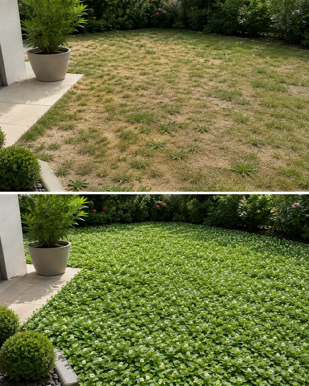 Les plantes couvre-sol qui remplacent avantageusement une pelouse et demandent beaucoup moins d&rsquo;entretien