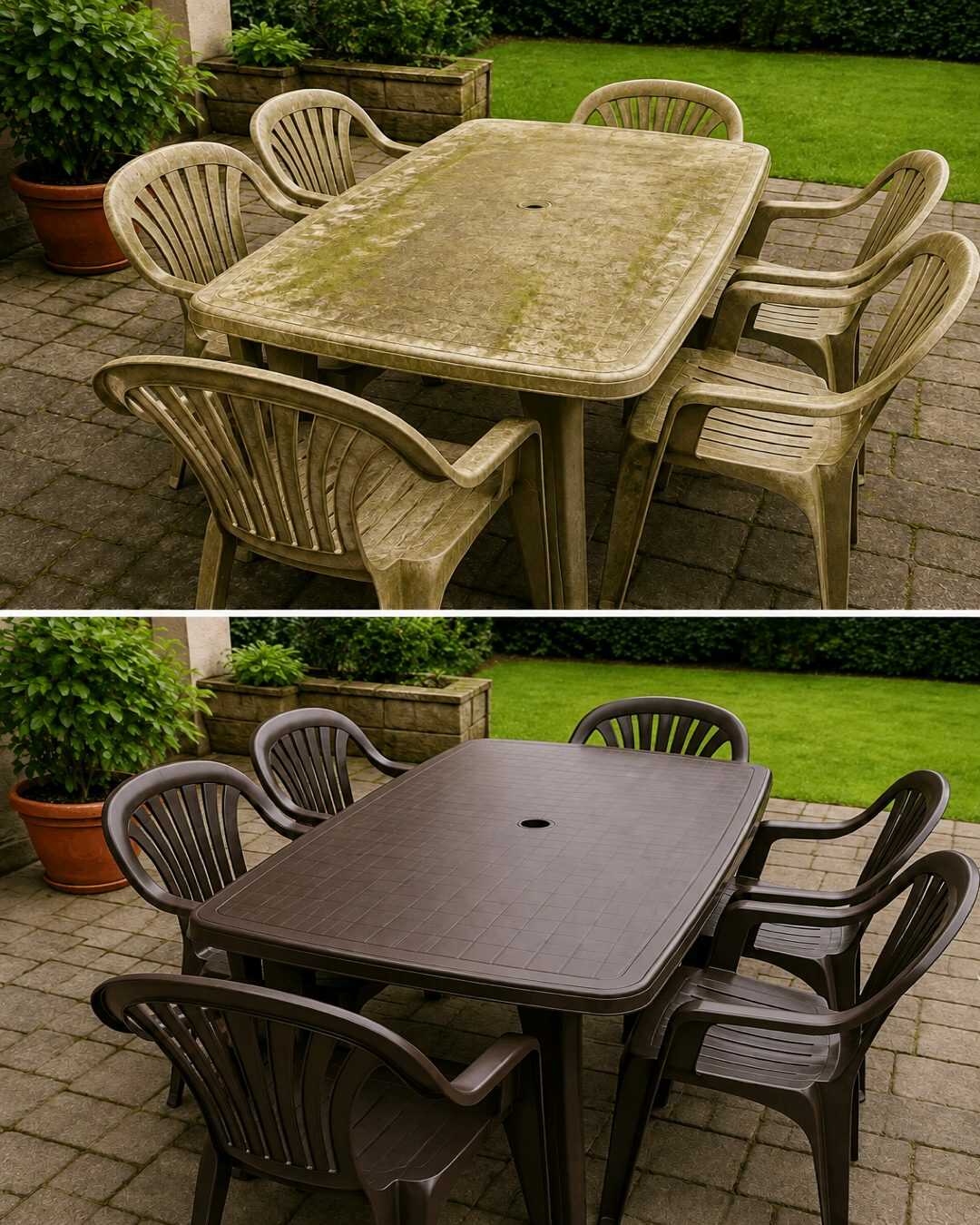 La façon la plus simple de nettoyer les meubles de jardin après l&rsquo;hiver