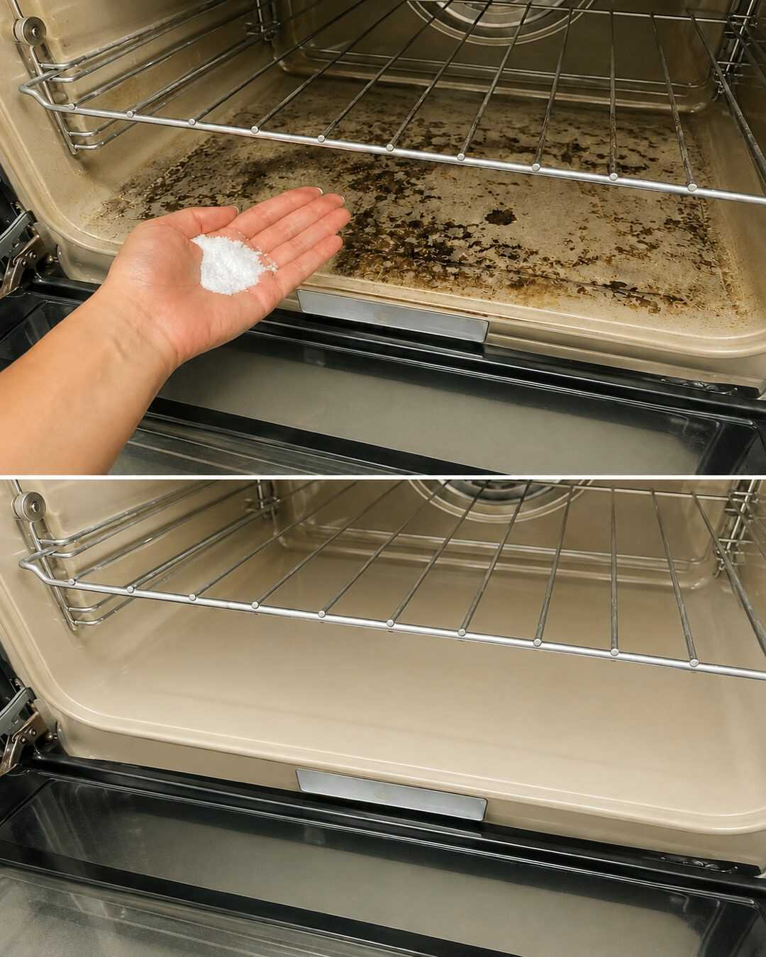 Le four retrouvera son aspect neuf : l&rsquo;astuce qui élimine la graisse brûlée presque sans effort