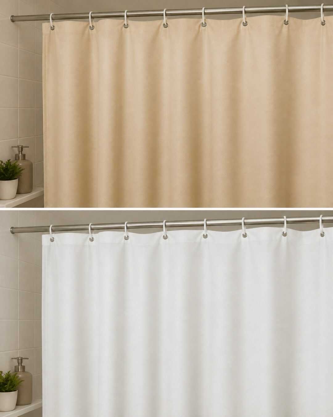 Comment redonner aux rideaux de douche leur couleur d’origine avec un seul ingrédient.