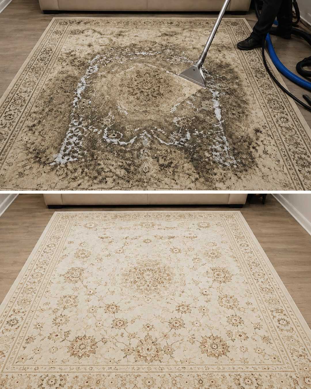 Voici comment les professionnels nettoient les tapis pour qu’ils paraissent comme neufs.