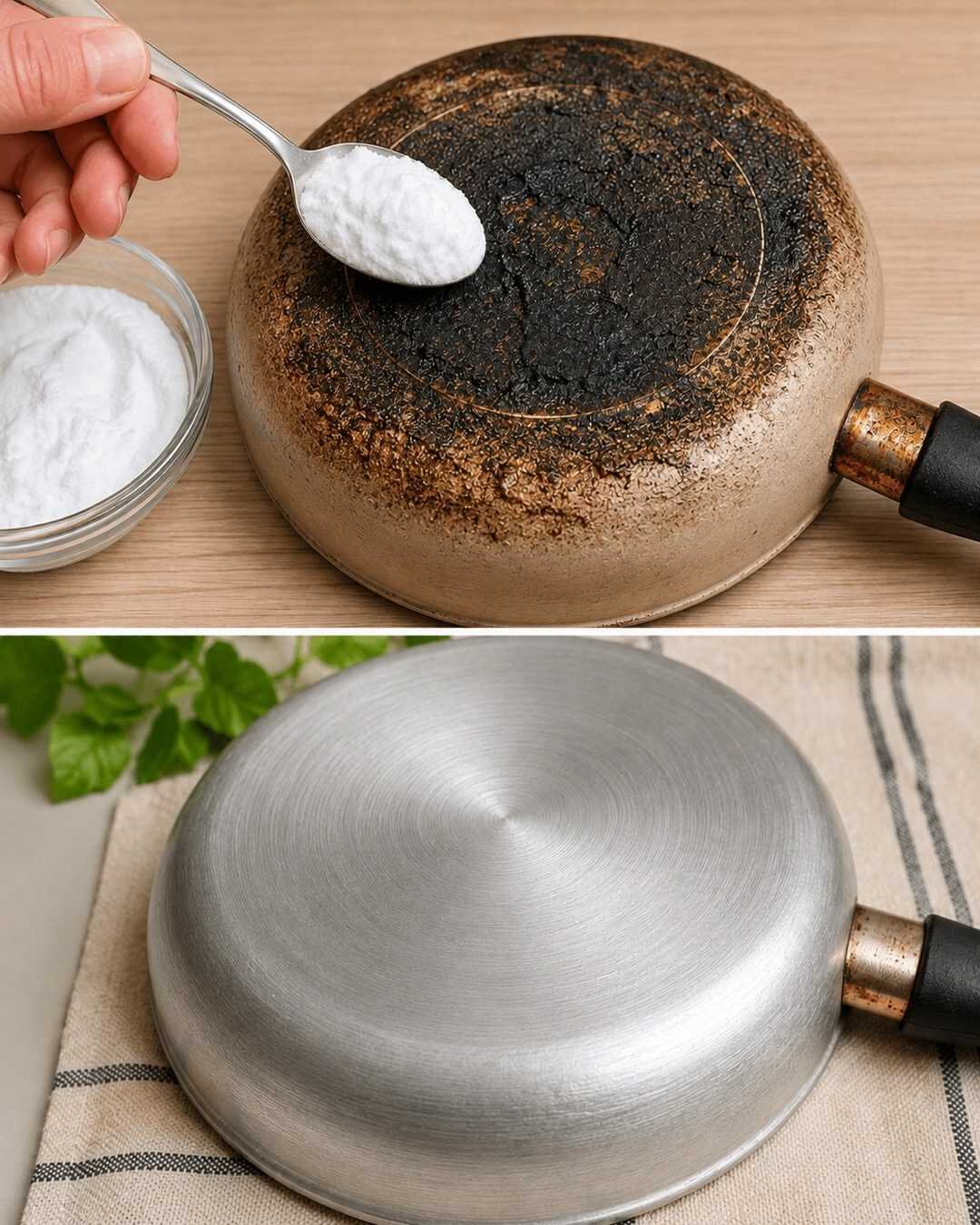 Voici comment récupérer une poêle brûlée et la rendre comme neuve avec un seul ingrédient