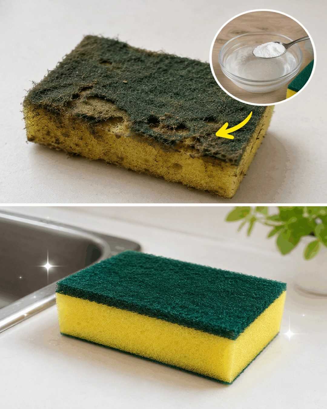 Ne jetez pas cette éponge avant d’avoir essayé cette astuce