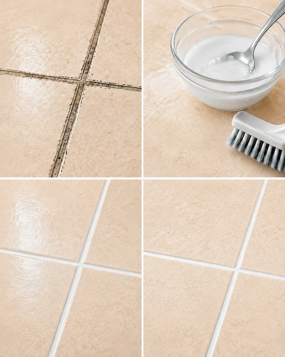 L’astuce qui redonne leur blancheur aux joints du sol sans avoir besoin de frotter pendant des heures