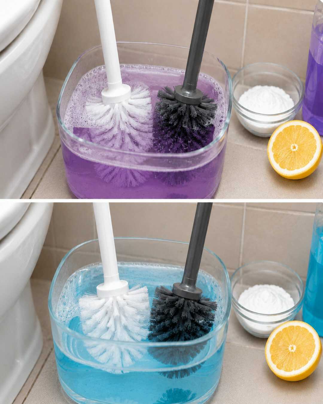 Avec cette méthode simple, les brosses de toilette sont parfaitement désinfectées