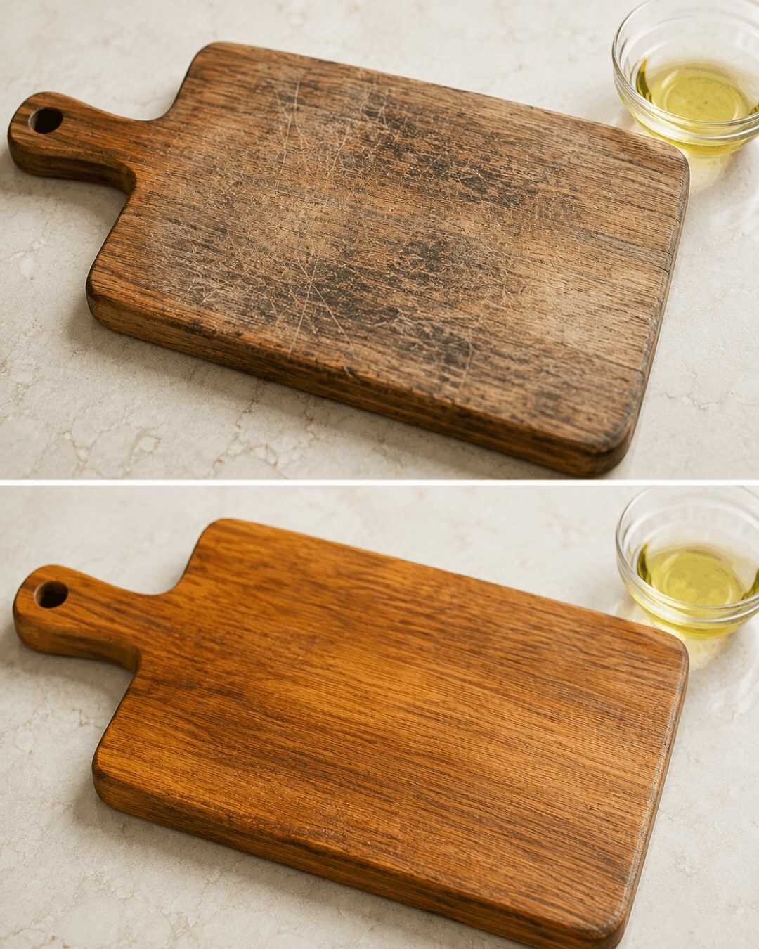 Avec un seul ingrédient, les planches en bois retrouvent leur aspect neuf
