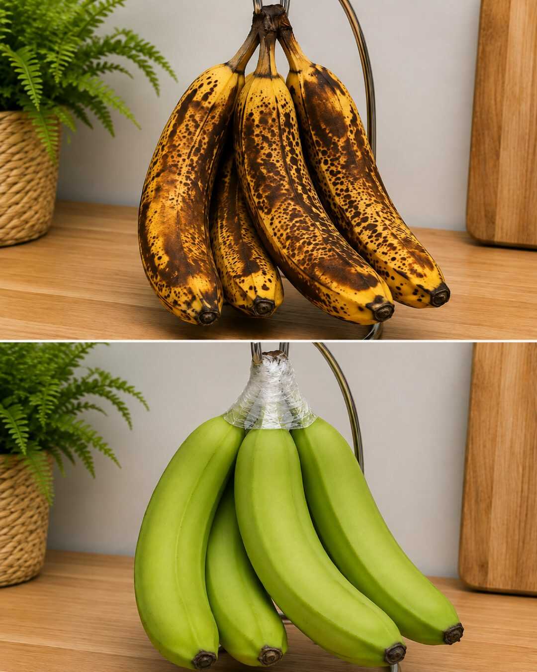 L’astuce pour garder les bananes fraîches plus longtemps