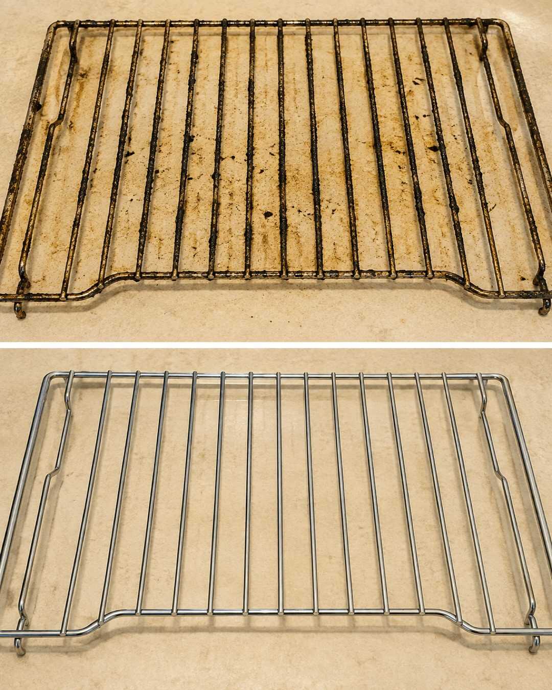 Avec cette méthode simple, les grilles du four couvertes de graisse redeviennent impeccables