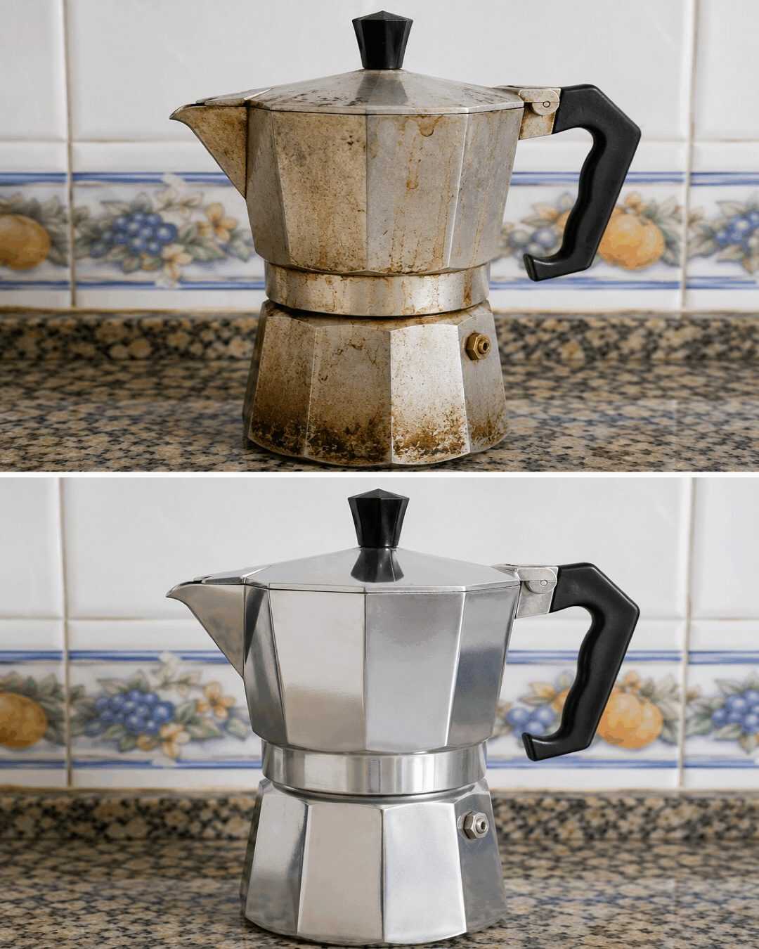 Voici comment nettoyer une cafetière pleine de taches et lui redonner son éclat du premier jour
