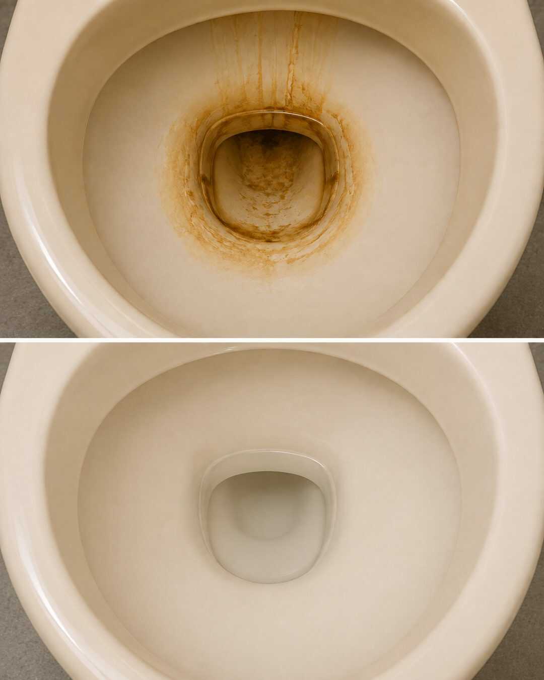 Comment éliminer les taches sombres au fond des toilettes et leur redonner toute leur blancheur