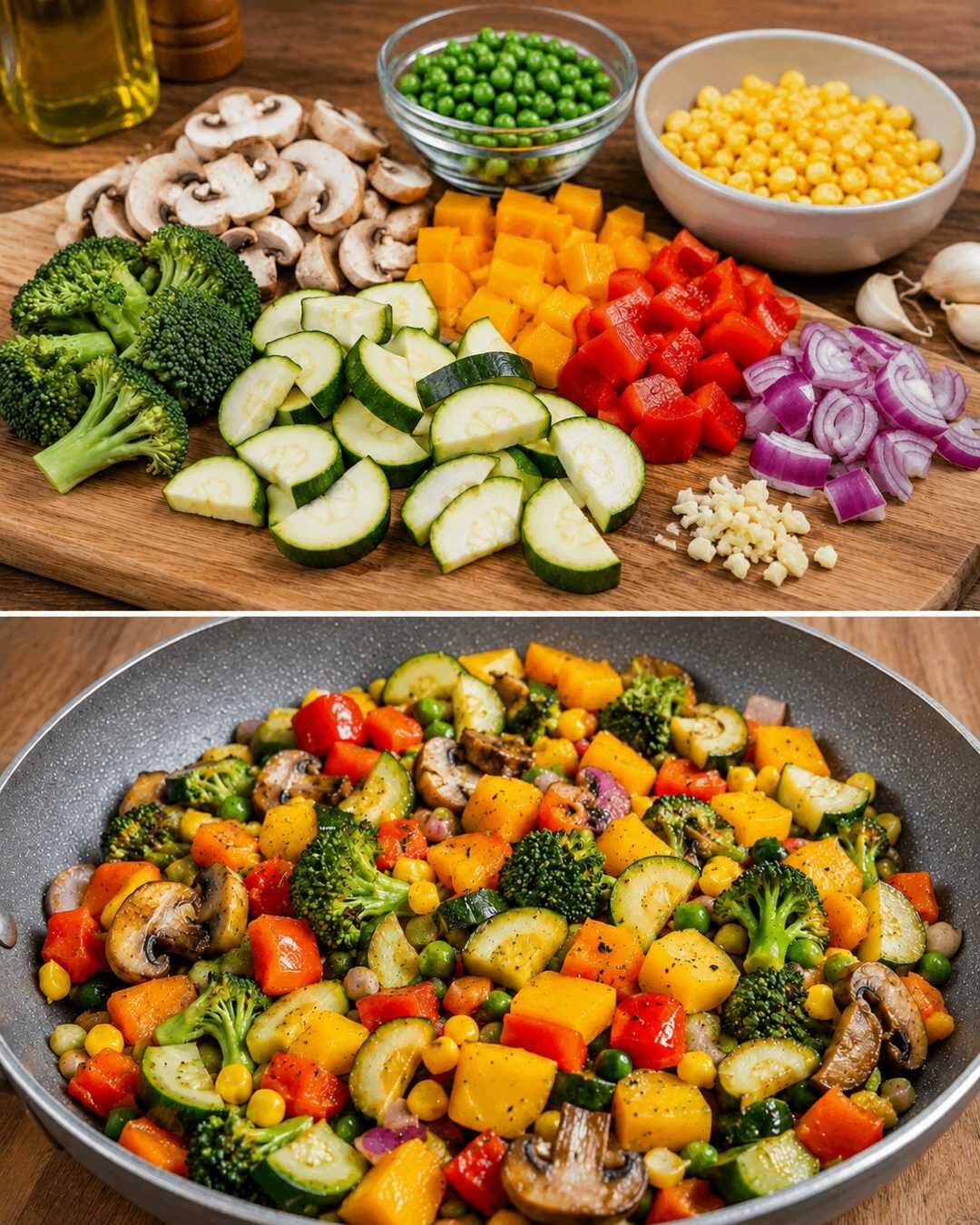 La meilleure poêlée de légumes maison : une recette rapide, colorée et pleine de saveurs