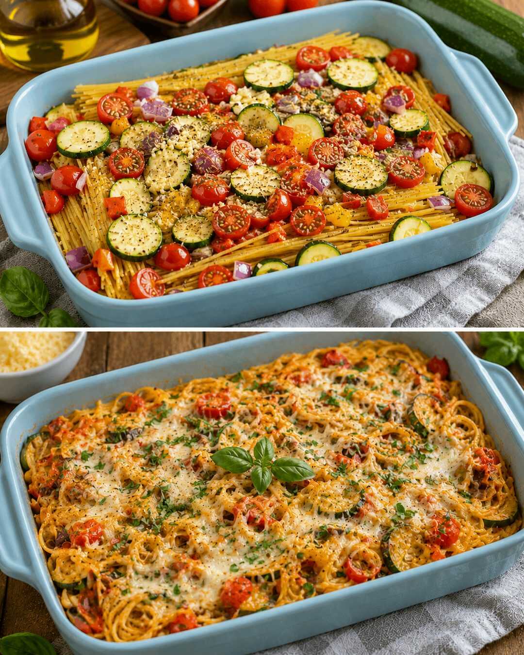 Spaghettis aux légumes cuits dans un seul plat : une recette simple qui fait gagner du temps et réduit la vaisselle