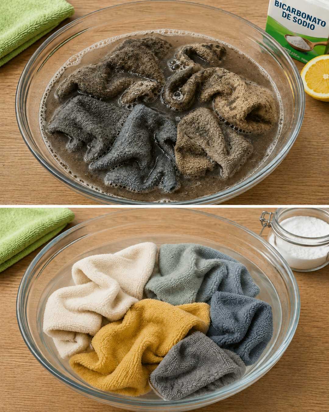 ✨ **Avec cette astuce toute simple, vos chiffons en microfibre très sales retrouvent toute leur efficacité et leur pouvoir nettoyant !**