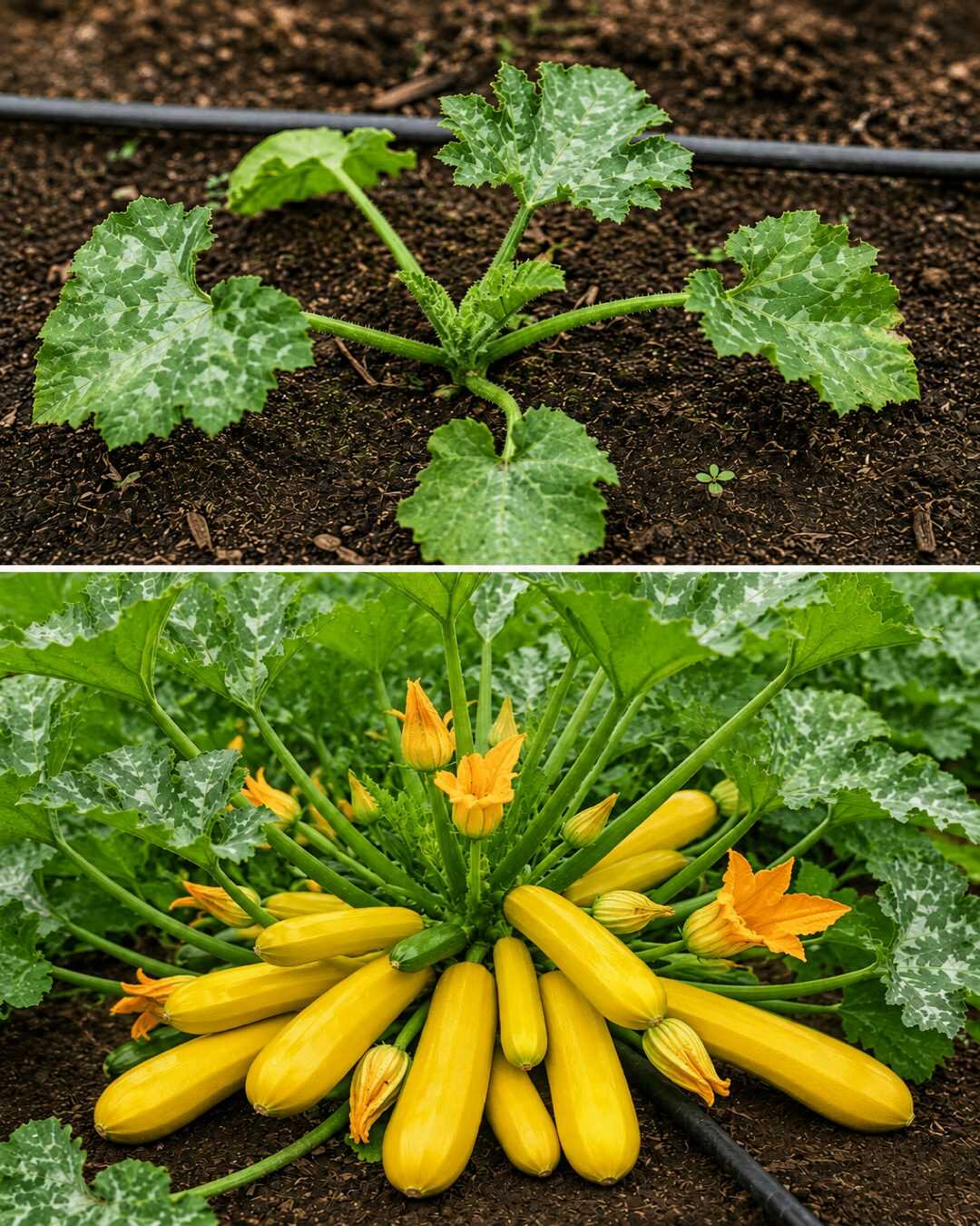 🥒🌱 **Cette astuce toute simple aide vos concombres à pousser bien droits, en pleine santé et à produire encore plus de fruits !**
