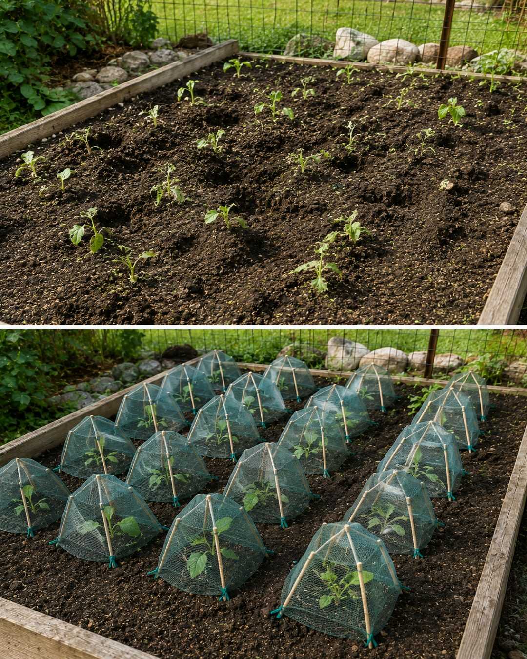 Le petit geste qui peut sauver vos jeunes plants des nuisibles… presque personne n’y pense 🌱