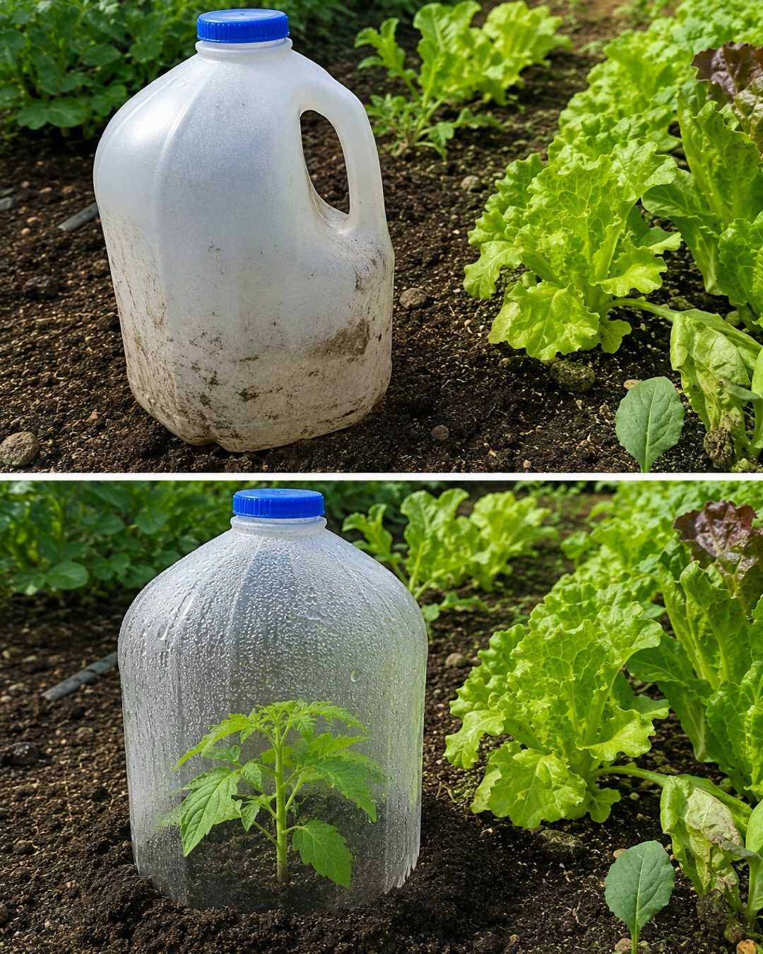 Gardez vos vieux bidons de lait : cette astuce de jardinage est absolument géniale
