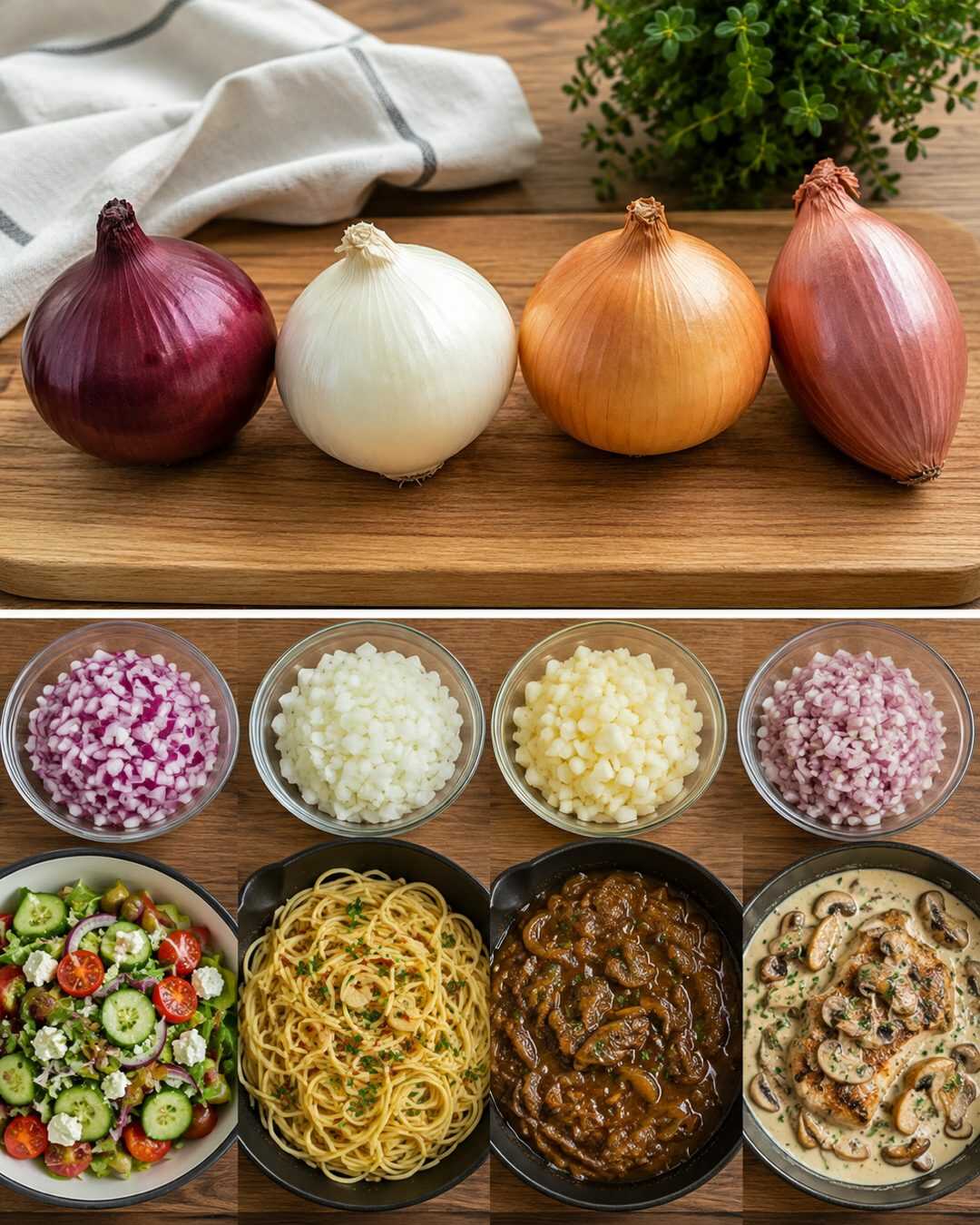 Rouge, blanc, jaune ou échalote : voici l’oignon à choisir selon ce que vous cuisinez !
