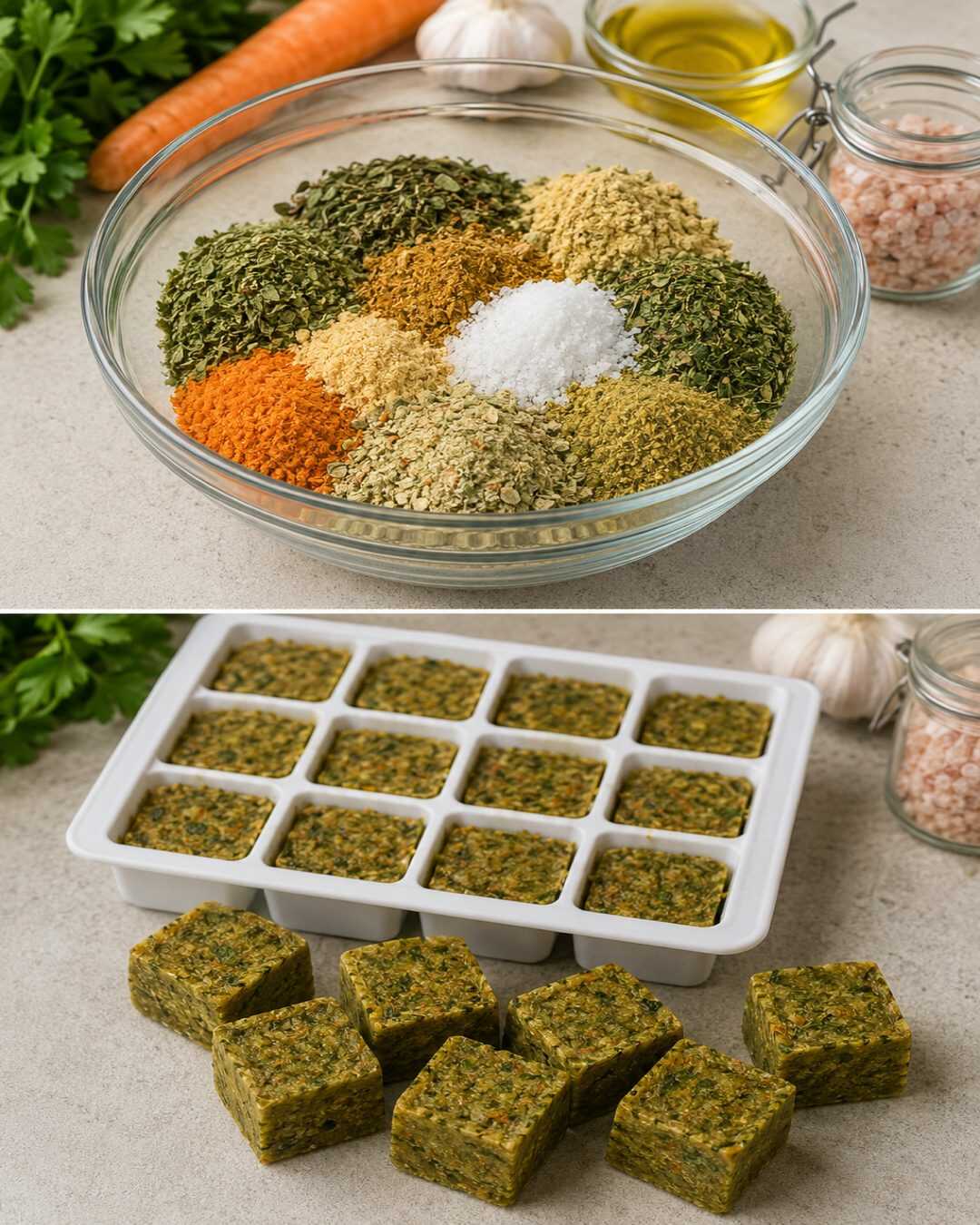 **Elle fabrique ses propres cubes d’assaisonnement avec des légumes… vous pourriez ne plus vouloir acheter les industriels !**