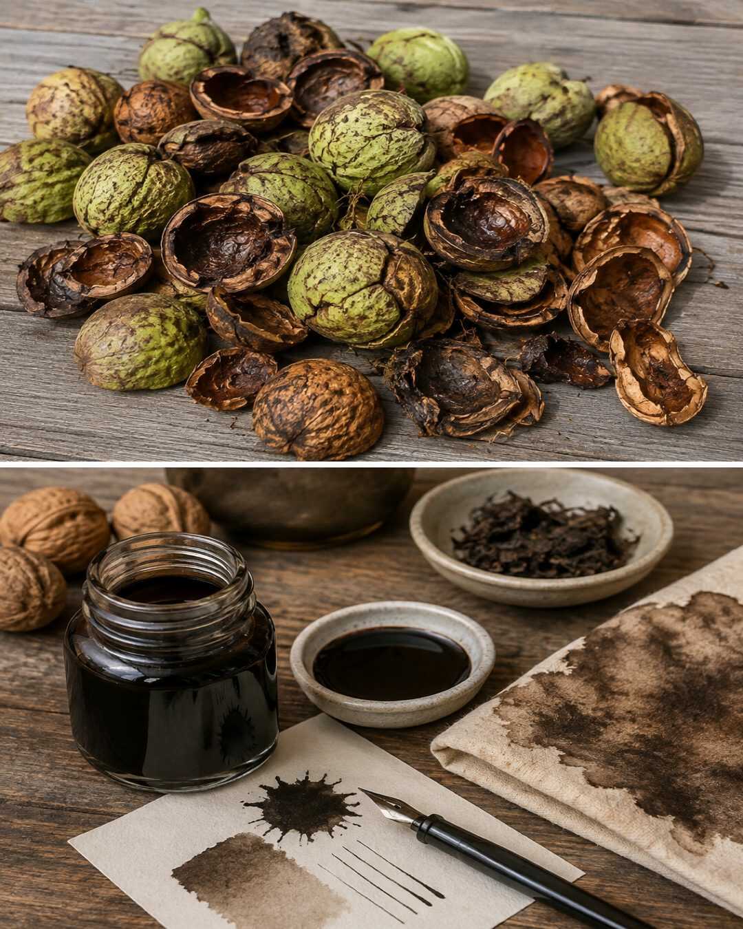 Ne jetez plus les coques de noix : elles peuvent devenir une encre naturelle incroyable !