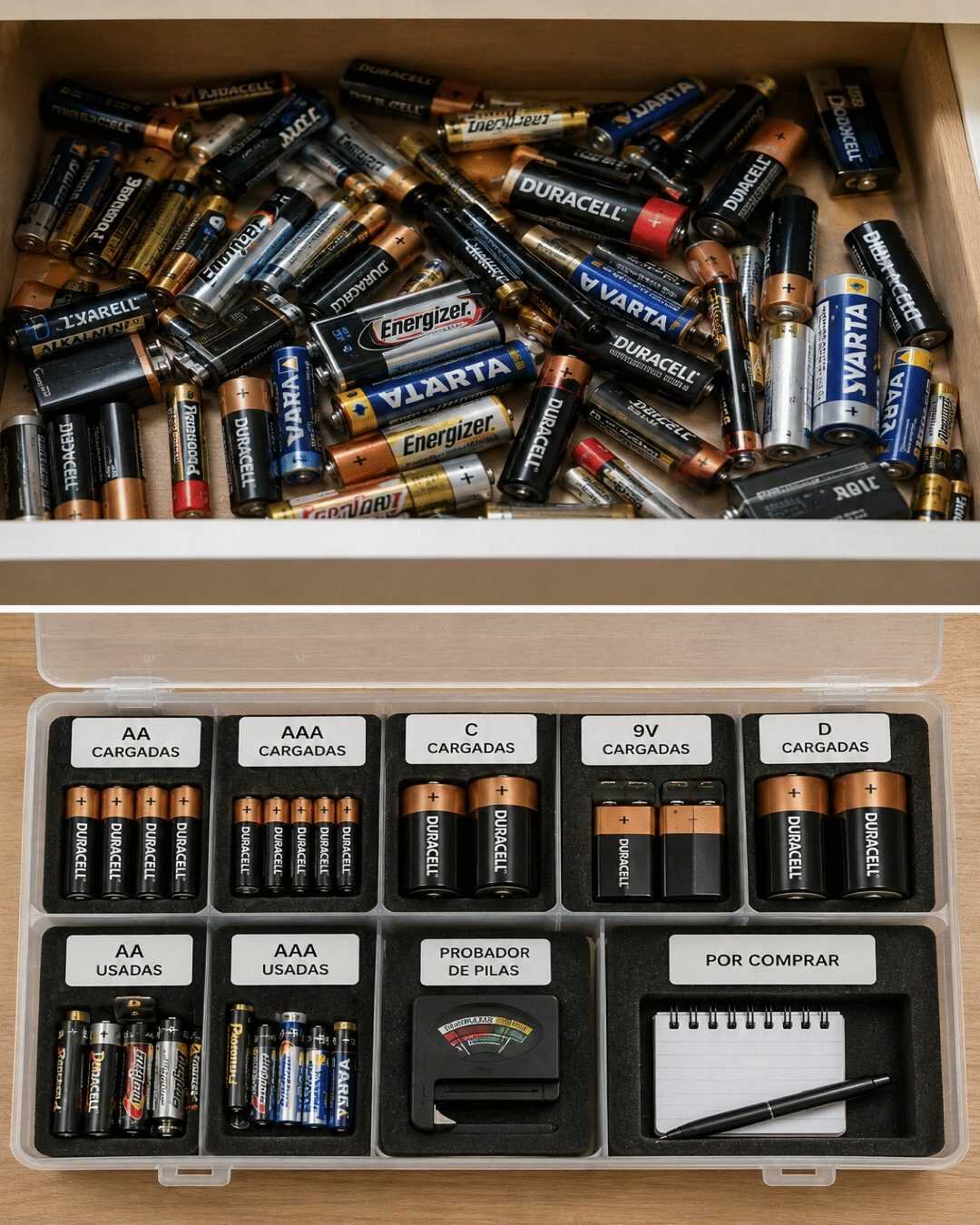 #  **L’astuce toute simple pour bien ranger vos piles et éviter qu’elles ne se déchargent trop vite**