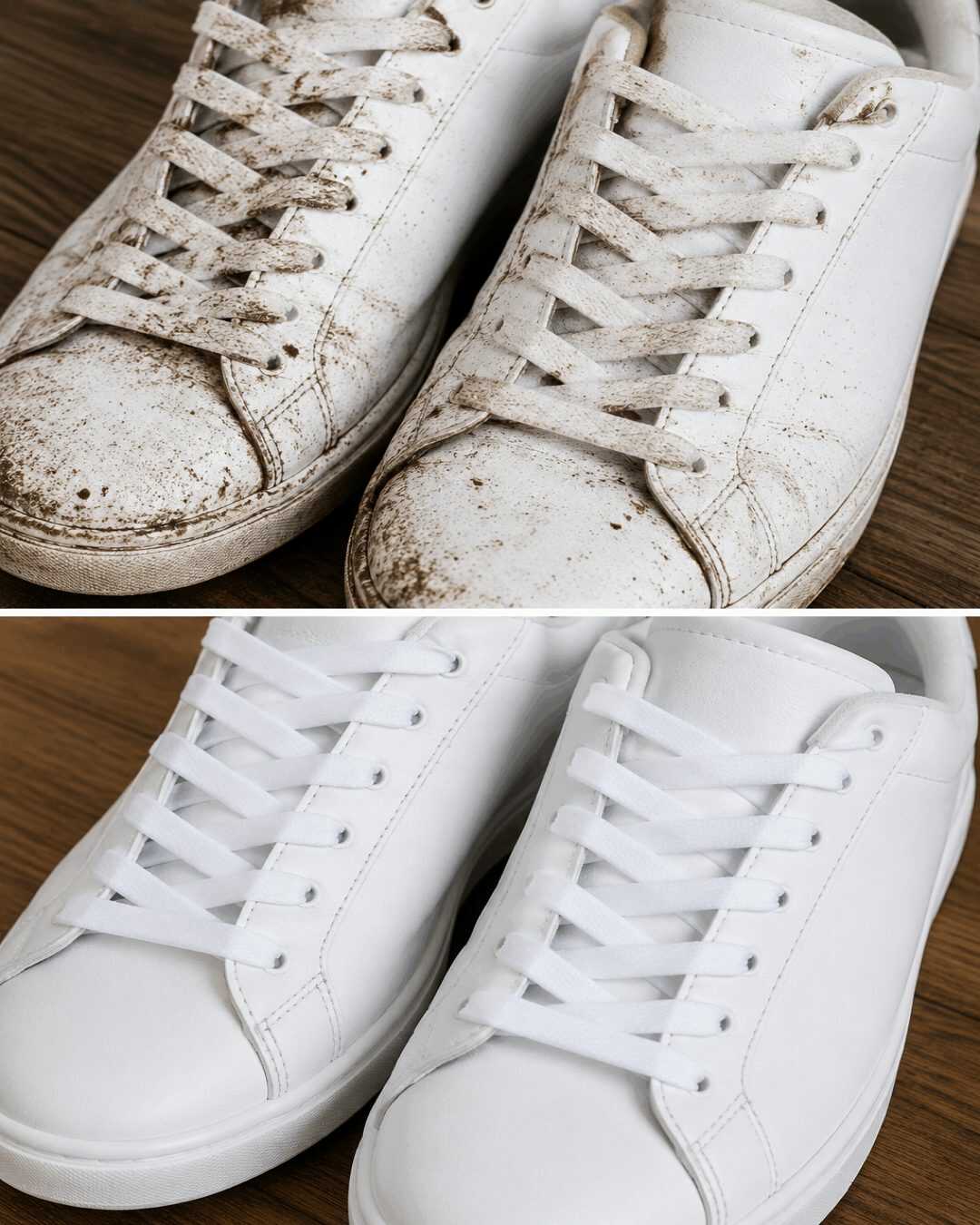 L’astuce infaillible pour rendre leur blancheur d’origine aux lacets couverts de boue.