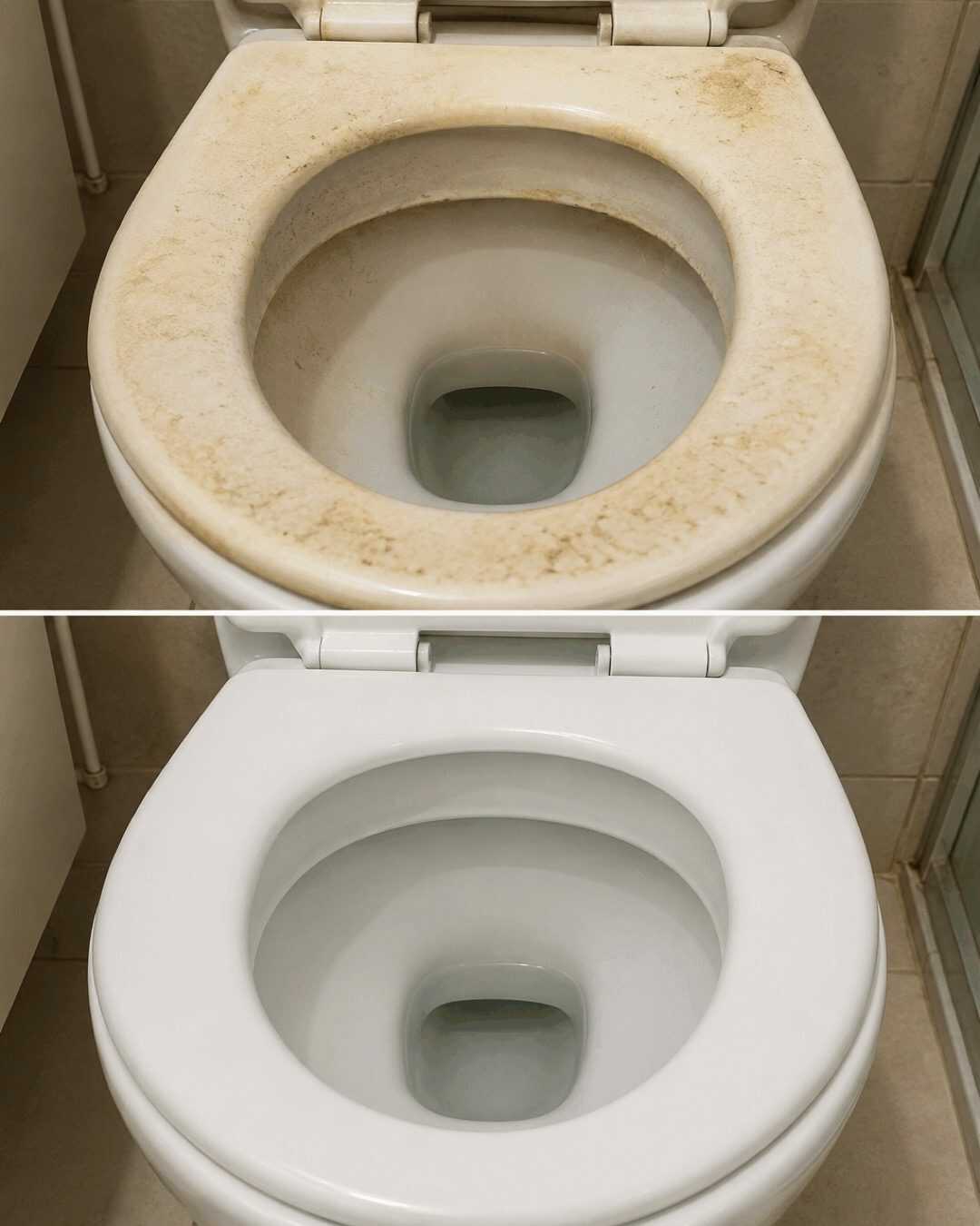 L’astuce maison qui élimine les taches sur la lunette des toilettes et lui redonne sa blancheur d’origine