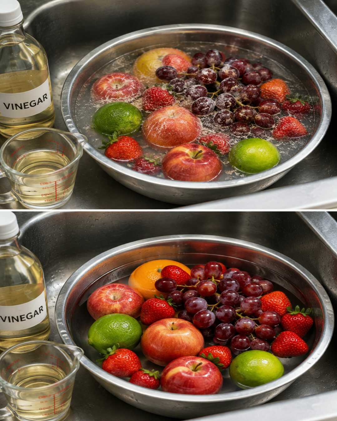 L’astuce au vinaigre pour laver les fruits que tout le monde devrait connaître