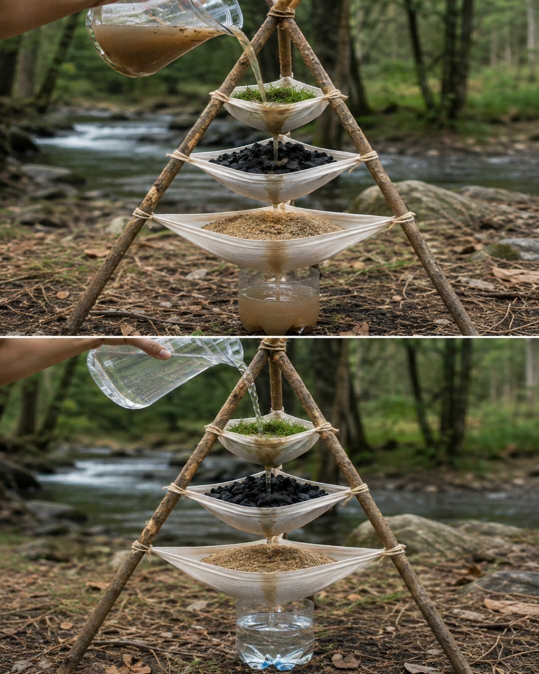 Pas de filtre à eau ? Voici un système d’urgence simple à connaître