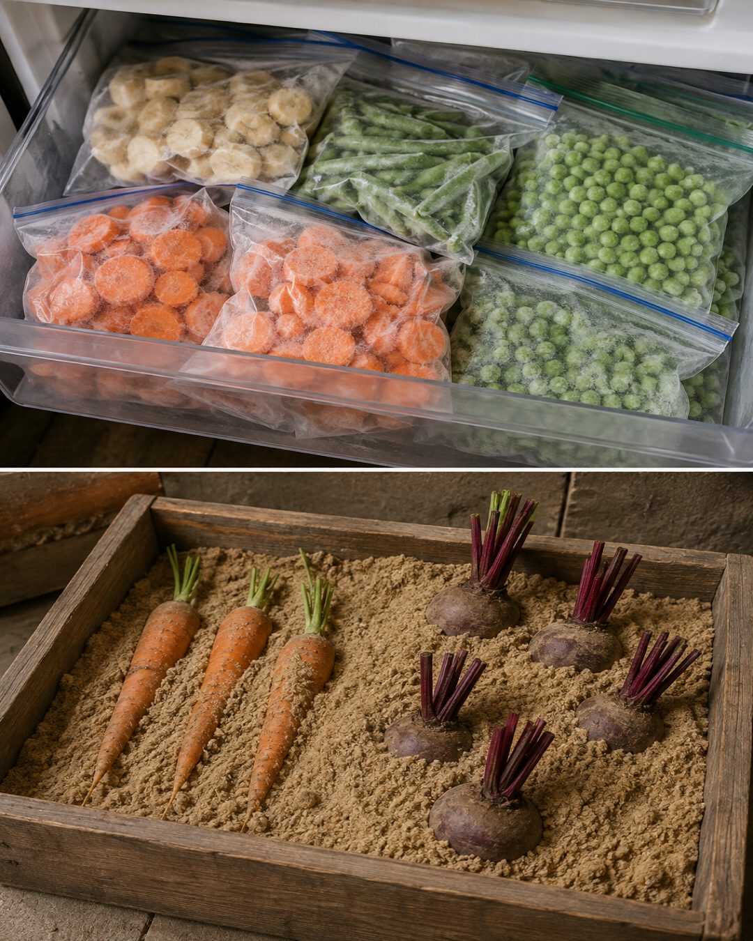 **Cette vieille technique conserve les légumes sans congélateur ni électricité**