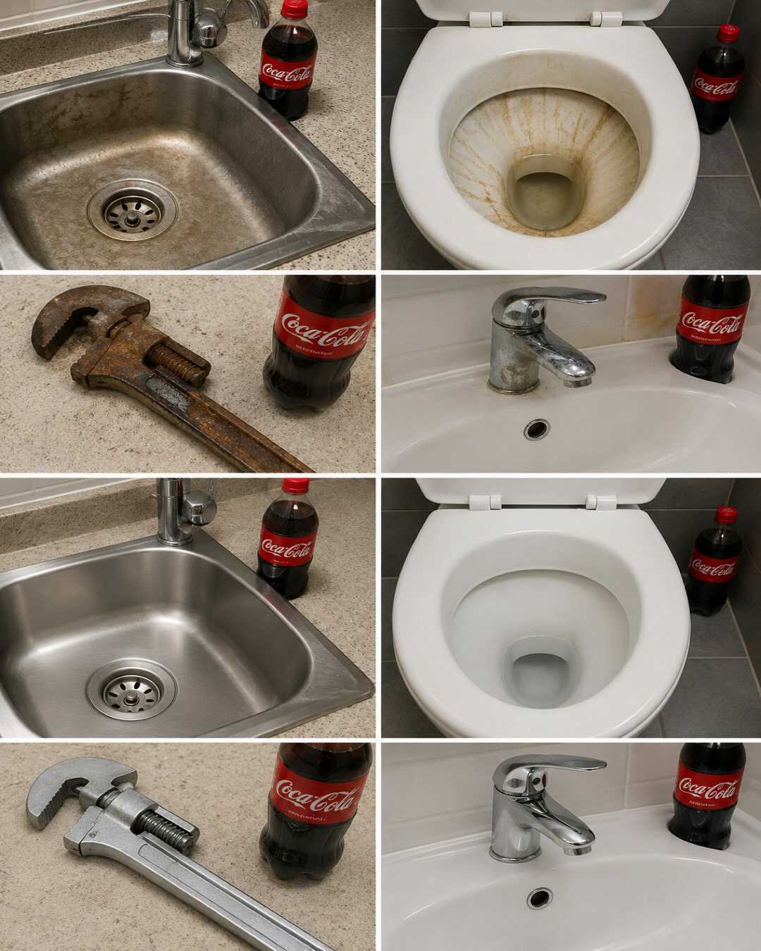 **4 utilisations surprenantes du Coca-Cola à la maison**