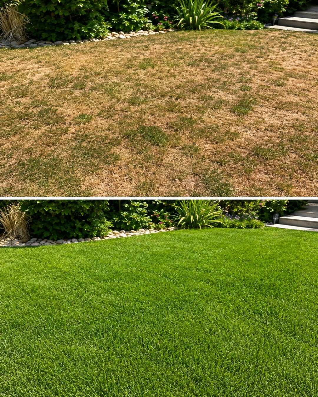 Le remède naturel qui aide à restaurer une pelouse abîmée par la chaleur