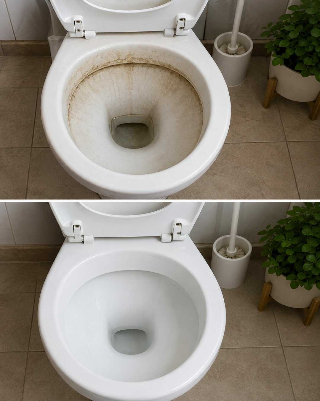 Tartre dans les toilettes : l’astuce au vinaigre à laisser agir toute la nuit
